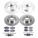 PowerStop Z23 Daily Driver Carbon-Fiber Ceramic Brake Pad and Drilled & Slotted