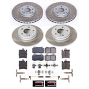PowerStop Semi-Coated Rotor and Low-Dust Ceramic Brake Pad Kit