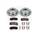 PowerStop OE Stock Replacement Low-Dust Ceramic Brake Pad and Rotor Kit