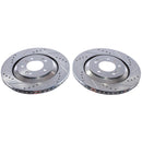 PowerStop Evolution Drilled Slotted Rotors Pair Rear For Hyundai Veloster N