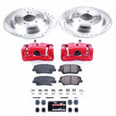 PowerStop Z23 Daily Driver Carbon-Fiber Ceramic Pads Drilled & Slotted Rotor & C