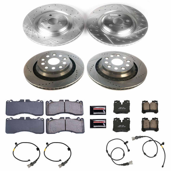 PowerStop Z23 Daily Driver Carbon-Fiber Ceramic Brake Pad and Drilled & Slotted