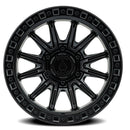 20x10 Arena Wheel Mission Satin Black Wheel 6x139.7 ET-18 CB106.1