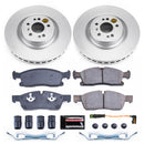 PowerStop Genuine Geomet Coated Rotor and Carbon-Fiber Ceramic Brake Pad Kit