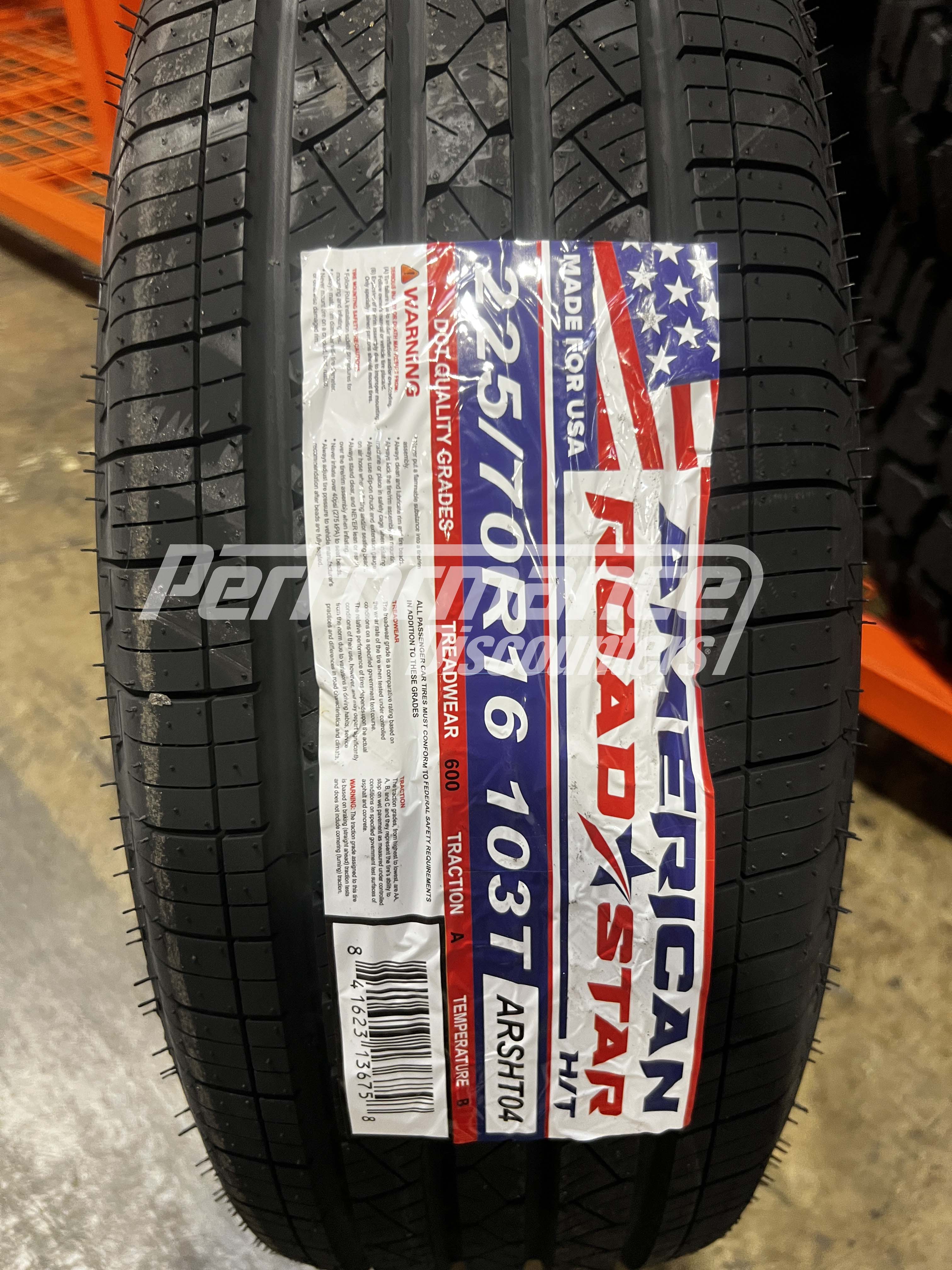 American Roadstar H/T Tire(s) 225/70R16 103T SL BSW 225 70 16 2257016