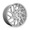 24X10 DUB S261 G.O.A.T. Silver Brushed Face 6X135 ET30 wheel/rim