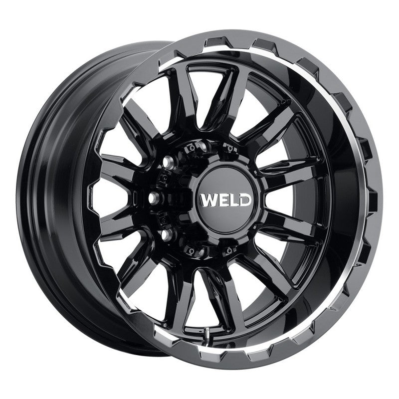 20x10 WELD Off-Road Gauntlet Black Mill Red 8x165.1 8x6.5 ET-18 Wheel Rim