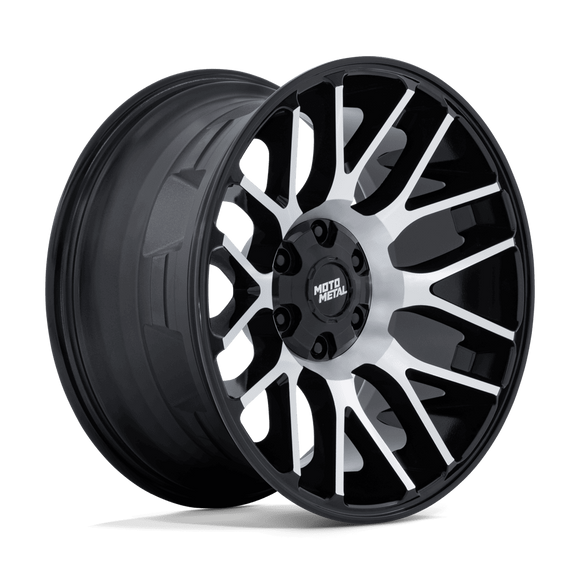 20x10 Moto Metal MO816 Overlook Gloss Black 8x180 ET-18 Wheel