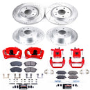 PowerStop Z23 Daily Driver Carbon-Fiber Ceramic Pads Drilled & Slotted Rotor & C