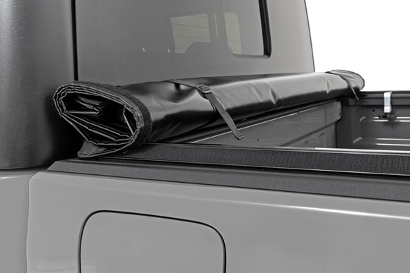 Rough Country Soft Roll Up Bed Cover 5 Bed For Jeep Gladiator JT 4WD 20-24