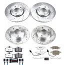 PowerStop Z26 Street Performance Ceramic Brake Pad and Drilled & Slotted Rotor K