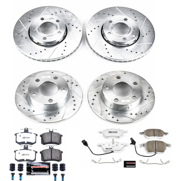 PowerStop Z26 Street Performance Ceramic Brake Pad and Drilled & Slotted Rotor K