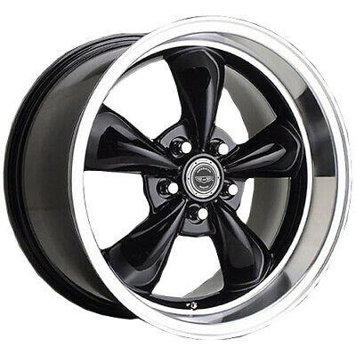 17x8 American Racing Torq Thrust M Black Wheel/Rim 5x114.3 17-8 5-114.3