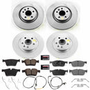 PowerStop Genuine Geomet Coated Rotor and Carbon-Fiber Ceramic Brake Pad Kit
