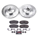 PowerStop Z23 Daily Driver Carbon-Fiber Ceramic Brake Pad and Drilled & Slotted