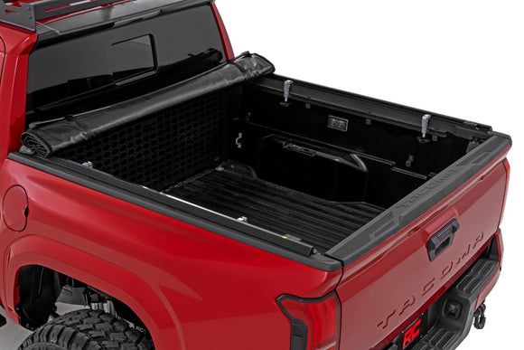 Rough Country Soft Roll Up Bed Cover 5' Bed For Toyota Tacoma 2WD 4WD 2024