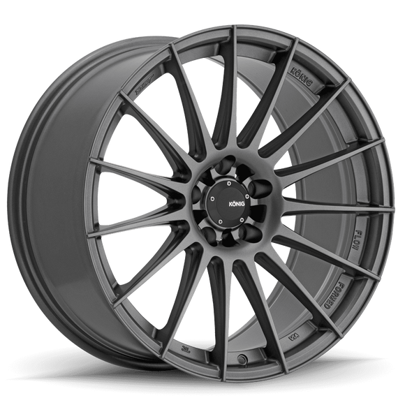 18x8 Konig Rennform Matte Grey 5x112 ET32 Wheel Rim