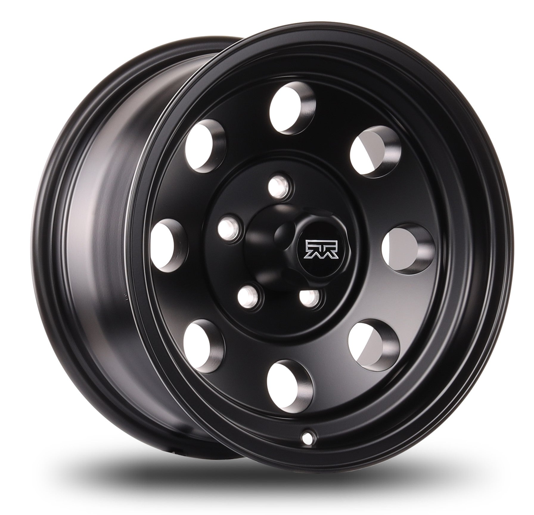 15x7 Mudder Trucker MT614 Deisel Satin Black 5x114.3 5x4.5 ET-6 Wheel Rim