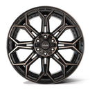 4Play Gen3 4P83 22x9 Black Brushed Face Tinted Wheel 6x139.7 ET12 CB106.1