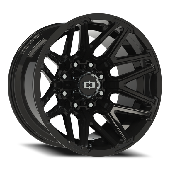20X12 Vision 305 Rekluse Gloss Black Wheel 8x165.1 8x6.5 ET-51 CB125.2