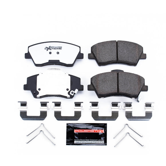 PowerStop Z36 Truck And Tow Carbon-Fiber Ceramic Brake Pads With Hardware