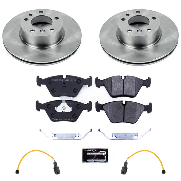 PowerStop Track Day Spec High-Performance Brake Pad and Rotor Kit