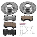 PowerStop Z36 Carbon-Fiber Ceramic Brake Pad with Drilled and Slotted Rotor Kit