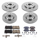 PowerStop OE Stock Replacement Low-Dust Ceramic Brake Pad and Rotor Kit