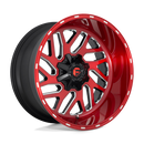 22X10 Fuel D691 Triton Candy Red Milled 5X114.3/5X127 ET-18 wheel/rim