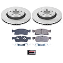PowerStop OE Stock Replacement Low-Dust Ceramic Brake Pad and Rotor Kit
