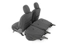 Rough Country Seat Covers Front and Rear For Jeep Wrangler 18-23