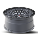 22x10 Vortek VRT-604 Zeus Matte Titanium 5x127 ET-18 CB78.1 Wheel