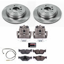 PowerStop OE Stock Replacement Low-Dust Ceramic Brake Pad, Rotor and Caliper Kit