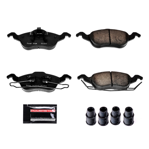 PowerStop Z23 Evolution Sport Carbon-Fiber Brake Pads With Hardware