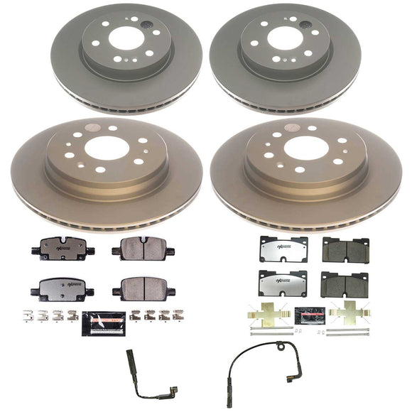Z36 Truck & Tow Premium Carbon-Fiber Ceramic Brake Pad and Fully Coated Rotor Ki