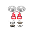 PowerStop Z26 Street Performance Ceramic Brake Pad, Drilled Slotted Rotor, and C