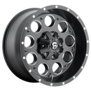 15X10 Fuel D525 REVOLVER Matte Black Milled 6X139.7 ET-43 wheel/rim-3