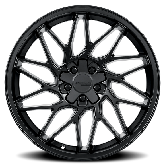 18x8 Katana KR09 Matte Black 5x105 ET40 CB73.1 Wheel