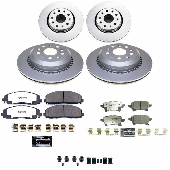 Z36 Truck & Tow Premium Carbon-Fiber Ceramic Brake Pad and Fully Coated Rotor Ki