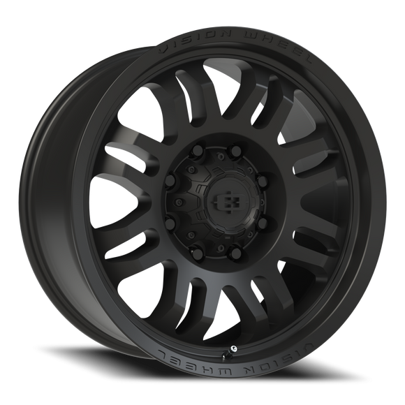 20x9.5 Vision 409 Inferno Black Wheel 8x180 ET12 CB124.1