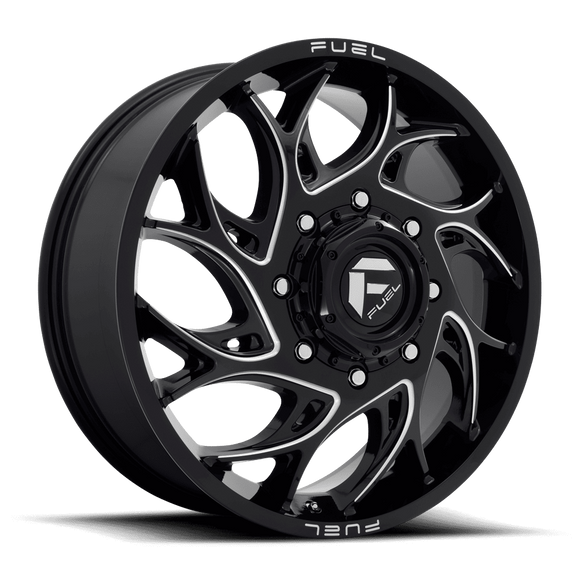 22x8.25 Fuel Off-Road D741 Runner Gloss Black Milled 8x200 ET105 CB142 Wheel Rim