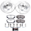 PowerStop Z26 Street Performance Ceramic Brake Pad and Drilled & Slotted Rotor K