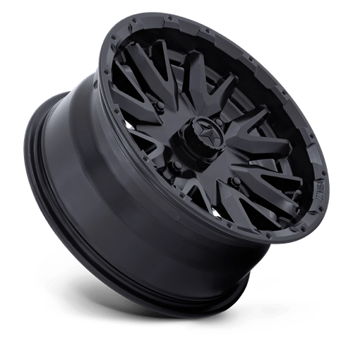 24X7 MSA OFFROAD WHEELS M49 Creed Matte Black 4x156 ET0 Wheel Rim