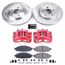 PowerStop Z23 Daily Driver Carbon-Fiber Ceramic Pads Drilled & Slotted Rotor & C