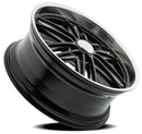 24x10 Resto Maverick Glossy Black Diamond Cut Lip 6x139.7 ET25 CB106.10 Wheel