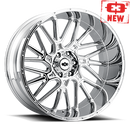 20x10 Vision 404 Chrome 5x127 ET-25 wheel/rim