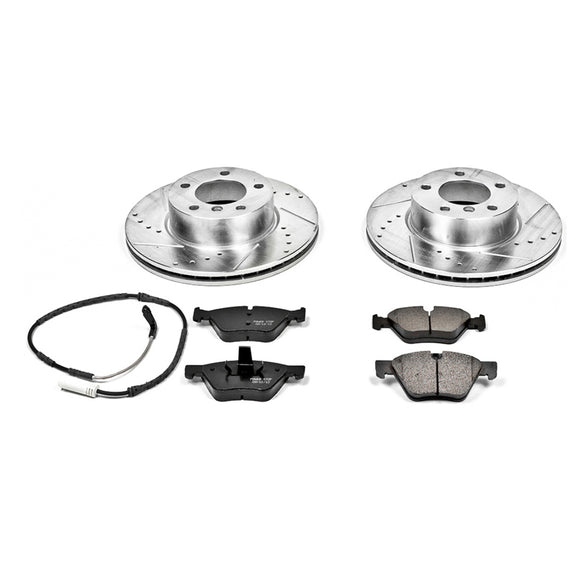 PowerStop Z23 Daily Driver Carbon-Fiber Ceramic Brake Pad and Drilled & Slotted