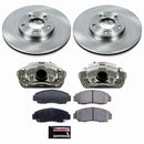 PowerStop OE Stock Replacement Low-Dust Ceramic Brake Pad, Rotor and Caliper Kit