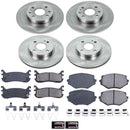 PowerStop OE Stock Replacement Low-Dust Ceramic Brake Pad and Rotor Kit