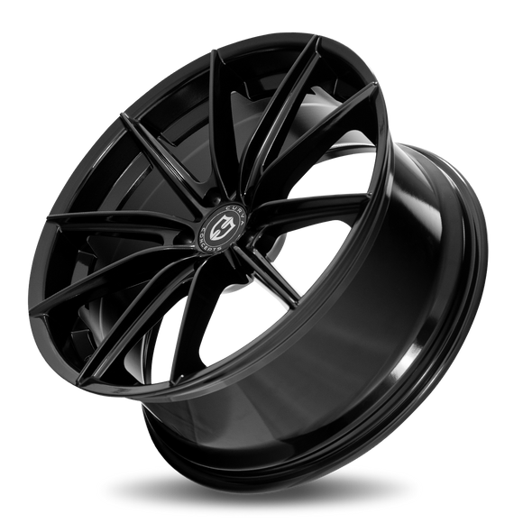 22x10.5 Curva CFF46 Gloss Black 5x114.3 ET40 wheel/rim